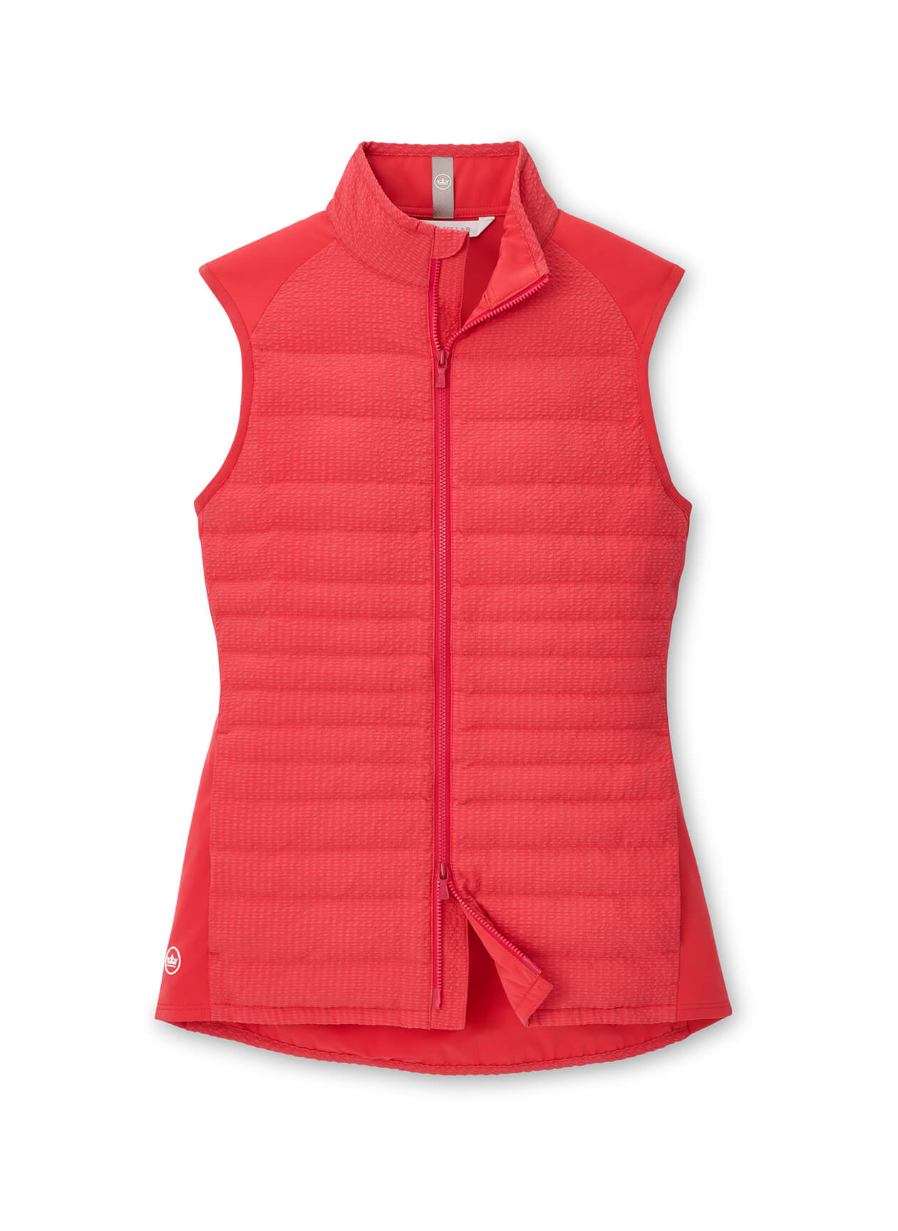 Peter Millar Women's Fuse Seersucker Hybrid Vest - Calabrian Red - XS