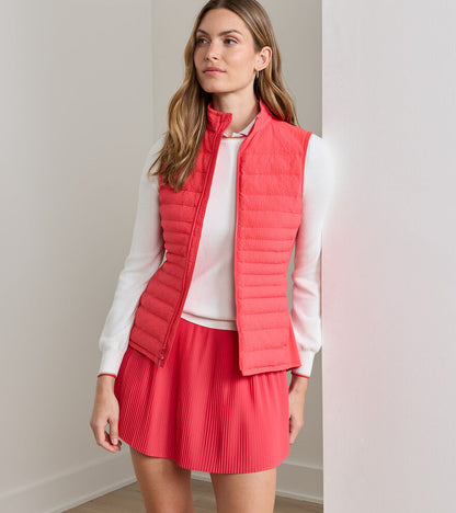 Peter Millar Women's Fuse Seersucker Hybrid Vest