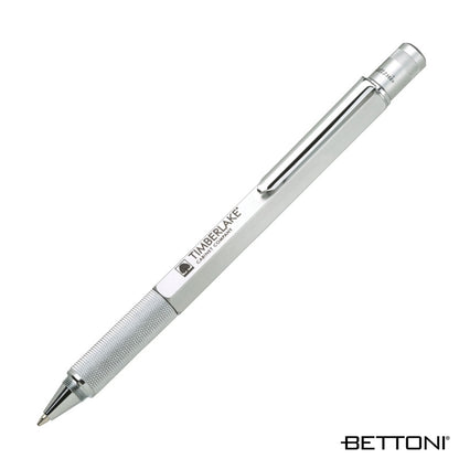 Matte Silver Graphica Bettoni 4-in-1 Pen