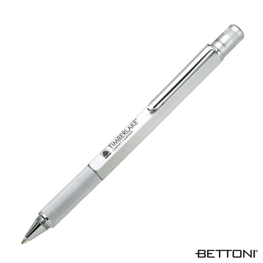 Matte Silver Graphica Bettoni 4-in-1 Pen