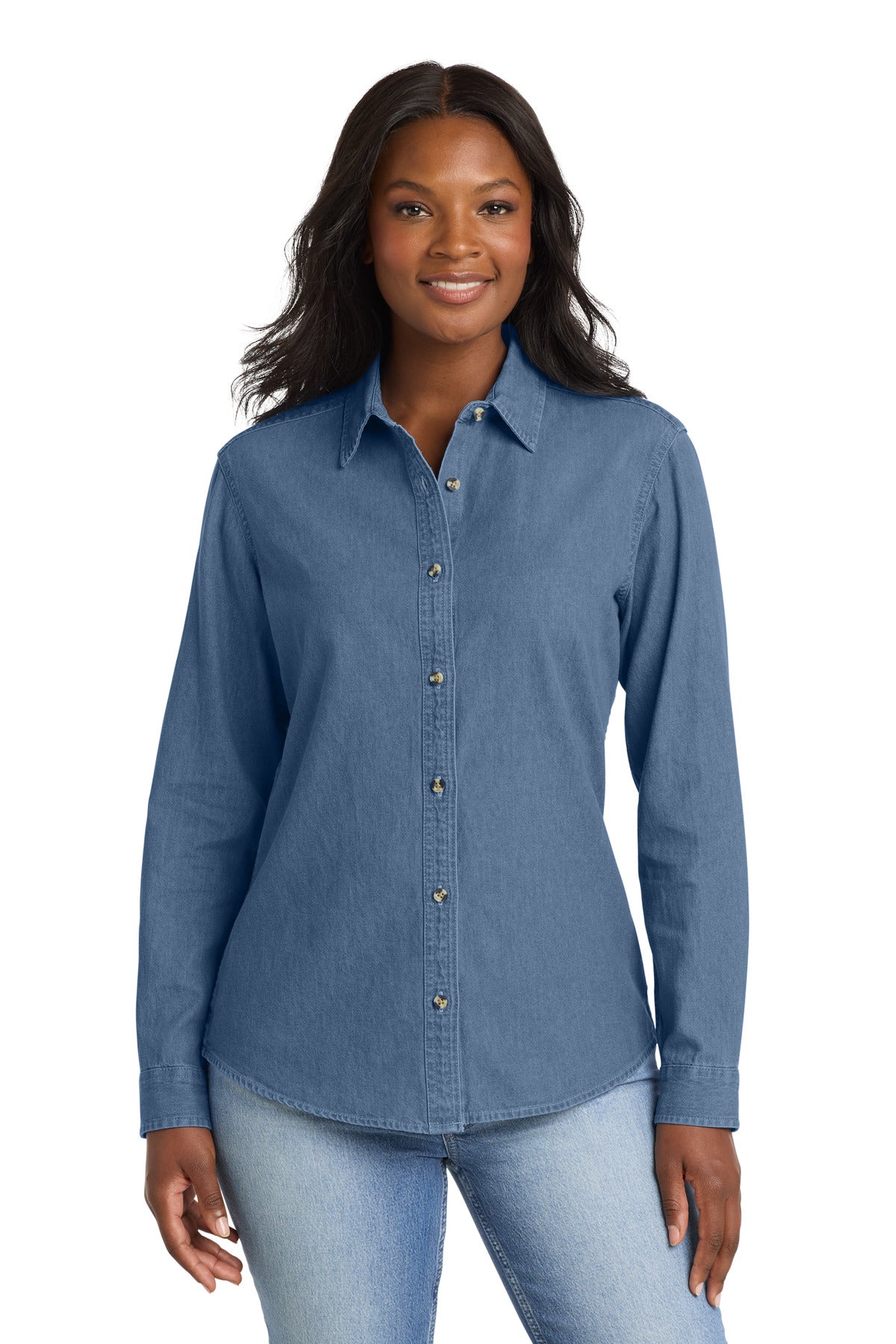 SanMar LSP10_fadedblue_model_front.jpg