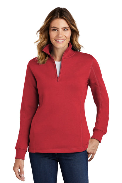 Sport-Tek Women's 1/4-Zip Sweatshirt. LST253
