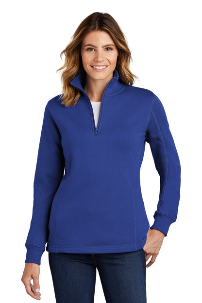 Sport-Tek Women's 1/4-Zip Sweatshirt. LST253