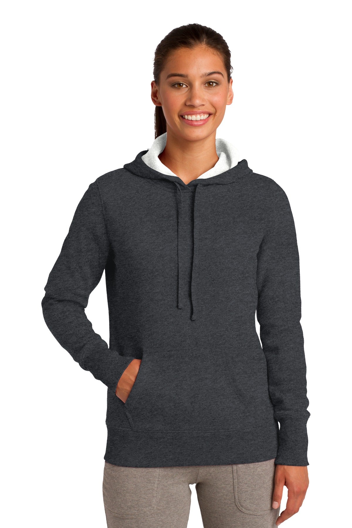 Sport-Tek Women's Pullover Hooded Sweatshirt. LST254