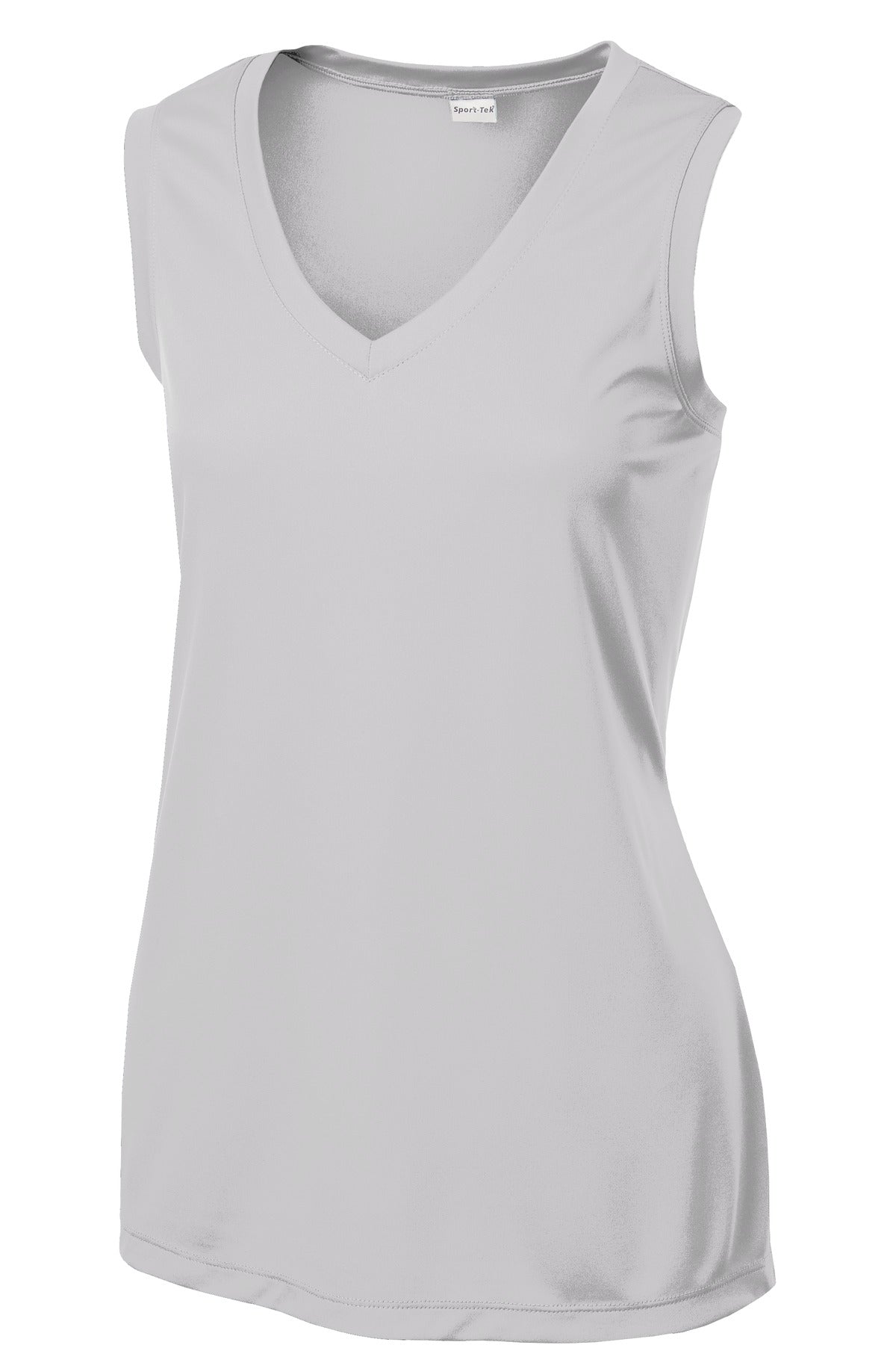 Sport-Tek Women's Sleeveless PosiCharge Competitor V-Neck Tee. LST352