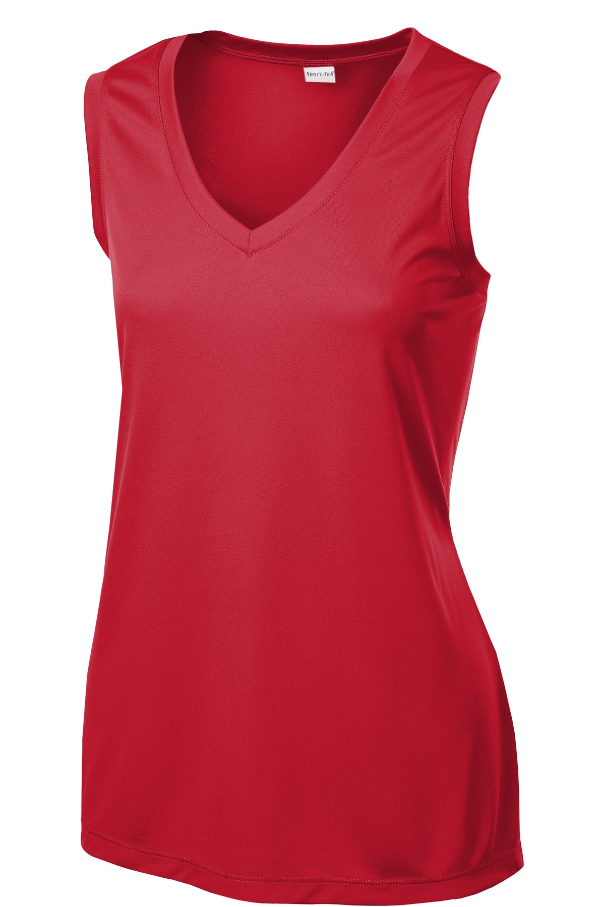 Sport-Tek Women's Sleeveless PosiCharge Competitor V-Neck Tee. LST352