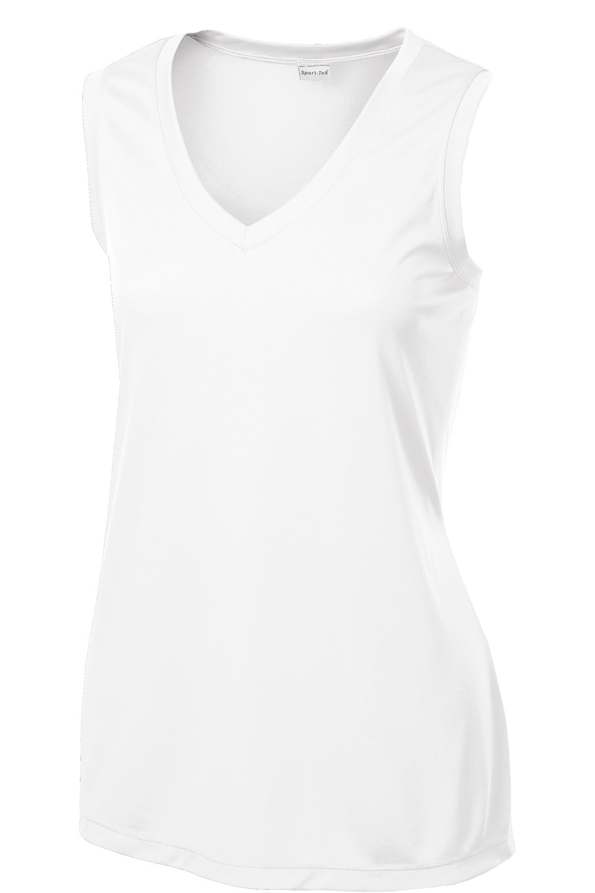 Sport-Tek Women's Sleeveless PosiCharge Competitor V-Neck Tee. LST352