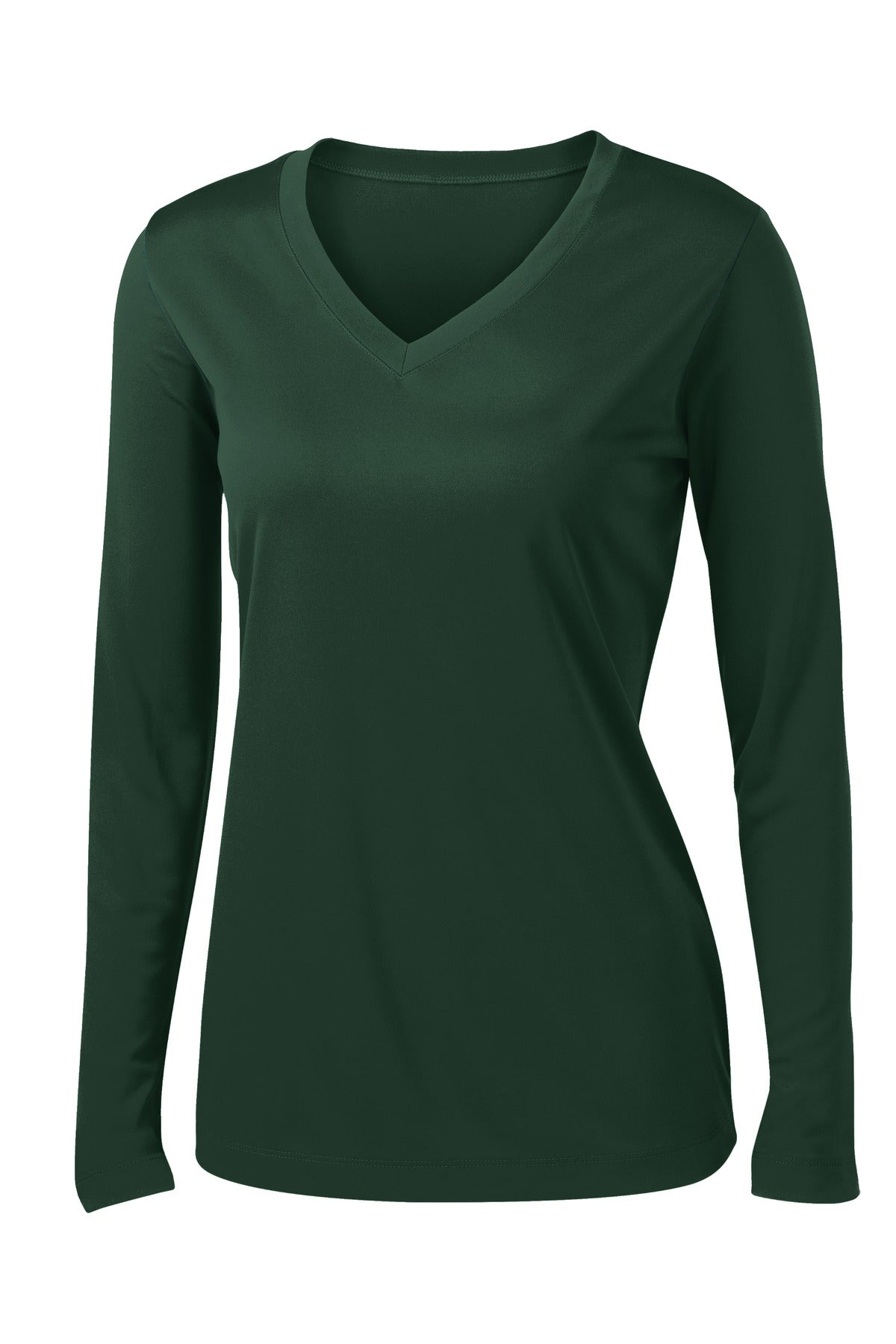 Sport-Tek Women's Long Sleeve PosiCharge Competitor V-Neck Tee. LST353LS