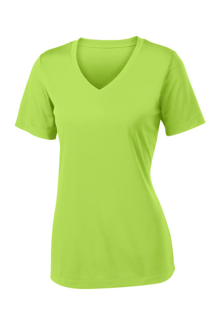 Sport-Tek Women's PosiCharge Competitor V-Neck Tee. LST353
