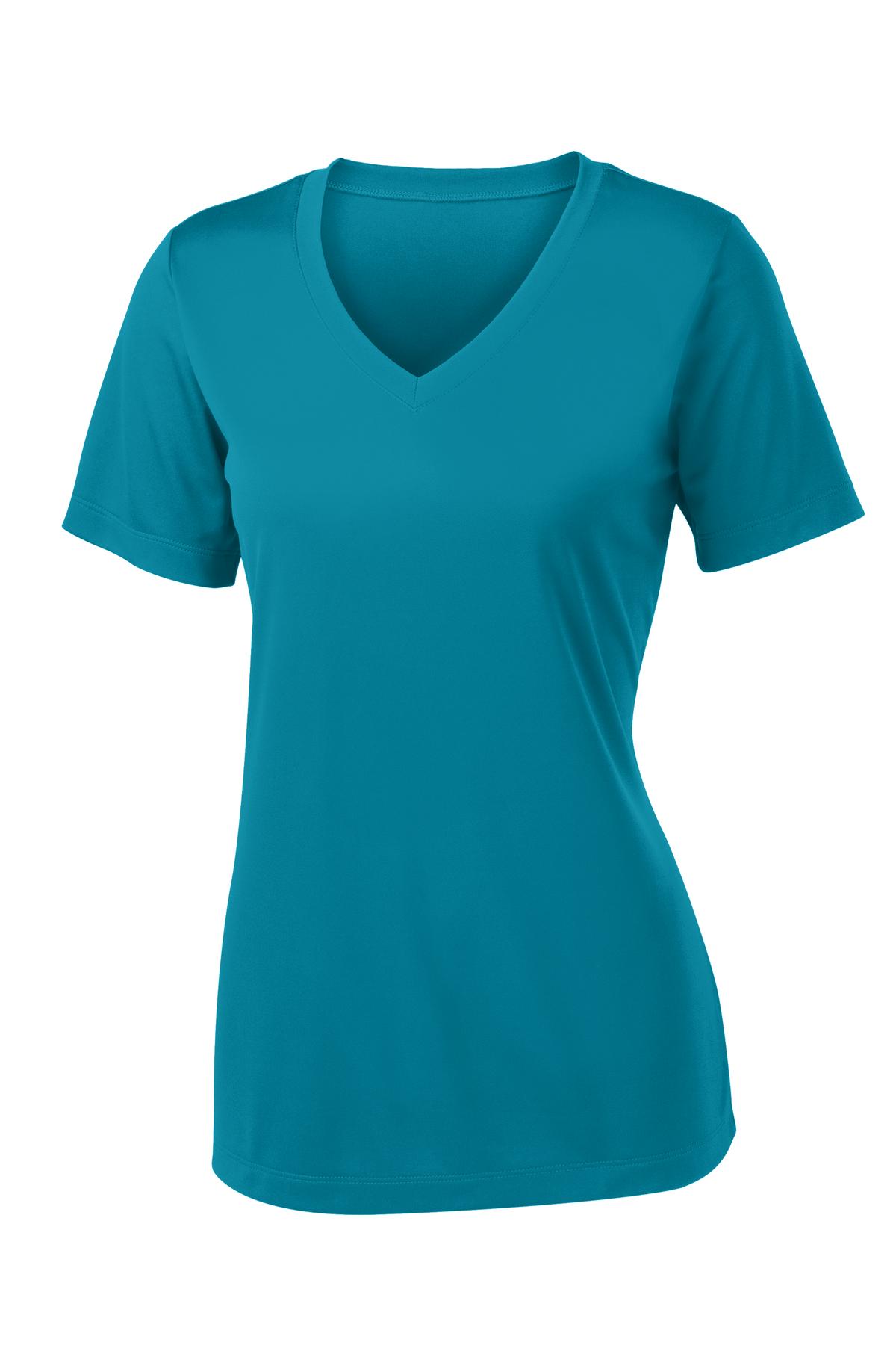 Sport-Tek Women's PosiCharge Competitor V-Neck Tee. LST353