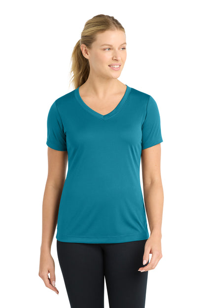 Sport-Tek Women's PosiCharge Competitor V-Neck Tee. LST353
