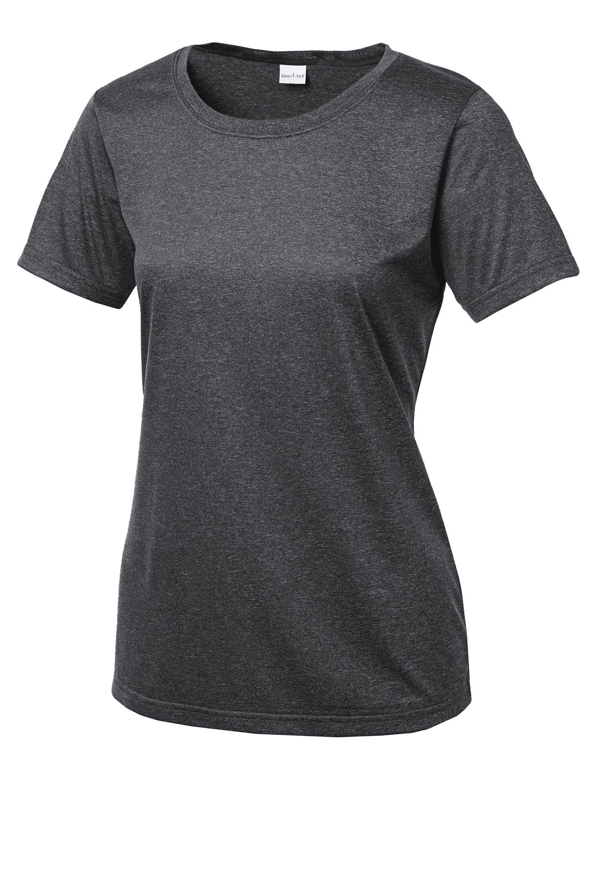 Sport-Tek Women's Heather Contender Scoop Neck Tee. LST360