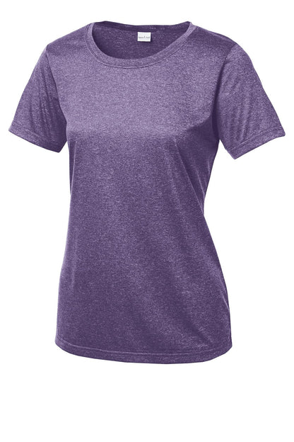 Sport-Tek Women's Heather Contender Scoop Neck Tee. LST360