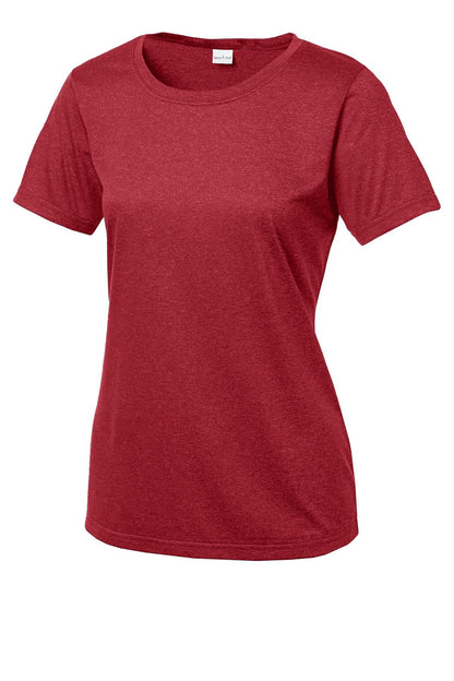 Sport-Tek Women's Heather Contender Scoop Neck Tee. LST360