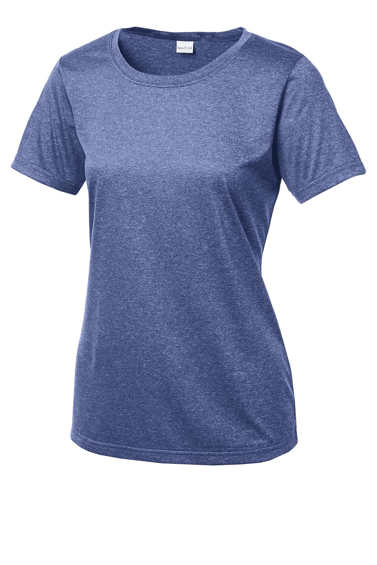 Sport-Tek Women's Heather Contender Scoop Neck Tee. LST360