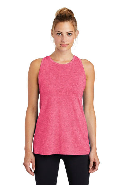 Sport-Tek Women's PosiCharge Tri-Blend Wicking Tank. LST402