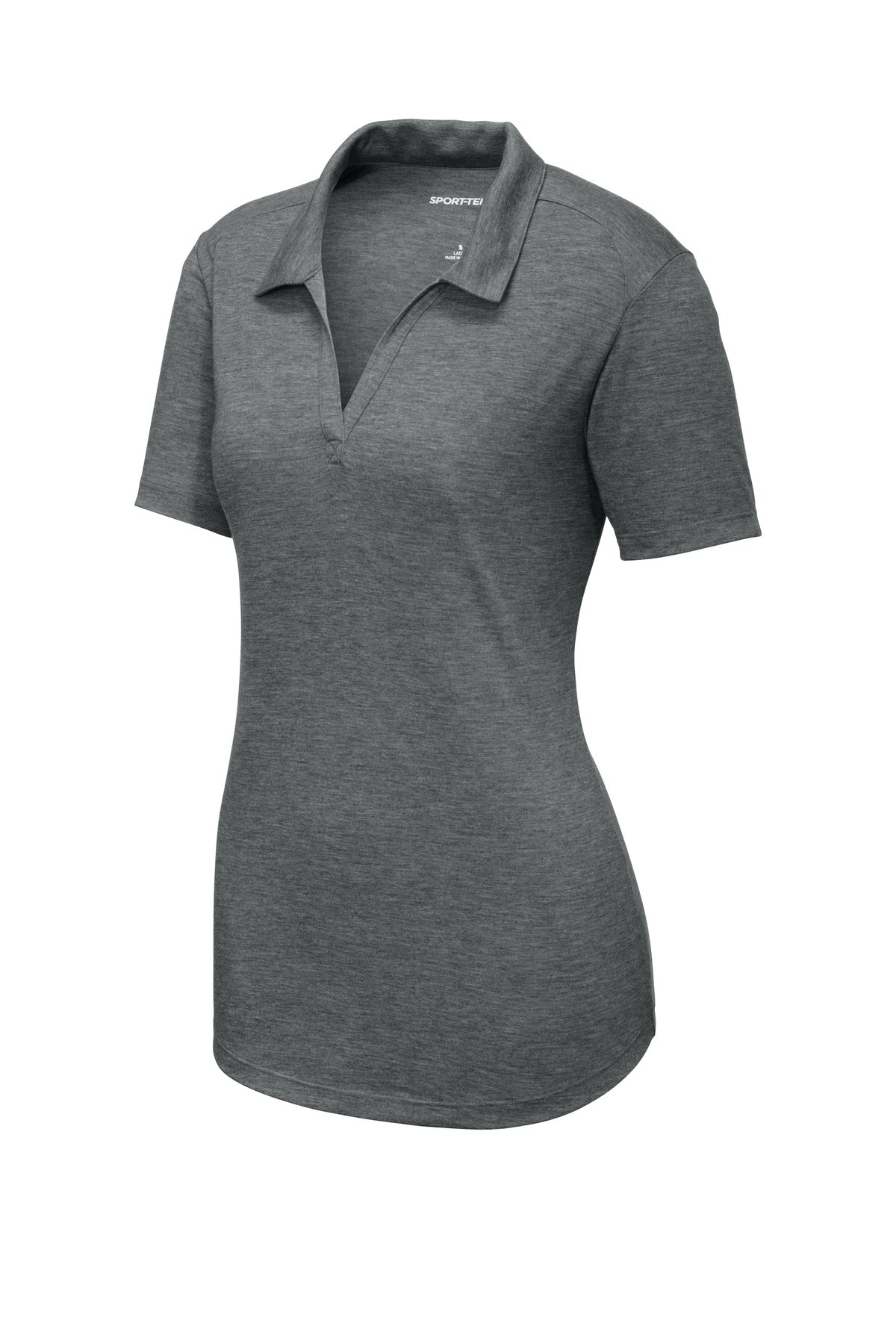 Sport-Tek Women's PosiCharge Tri-Blend Wicking Polo. LST405