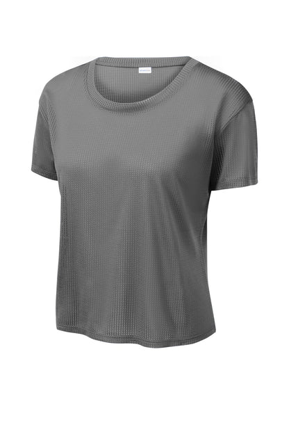 Sport-Tek Women's PosiCharge Draft Crop Tee. LST411