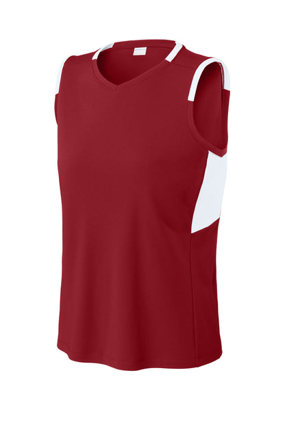 Sport-Tek Women's Club Sleeveless V-Neck LST441