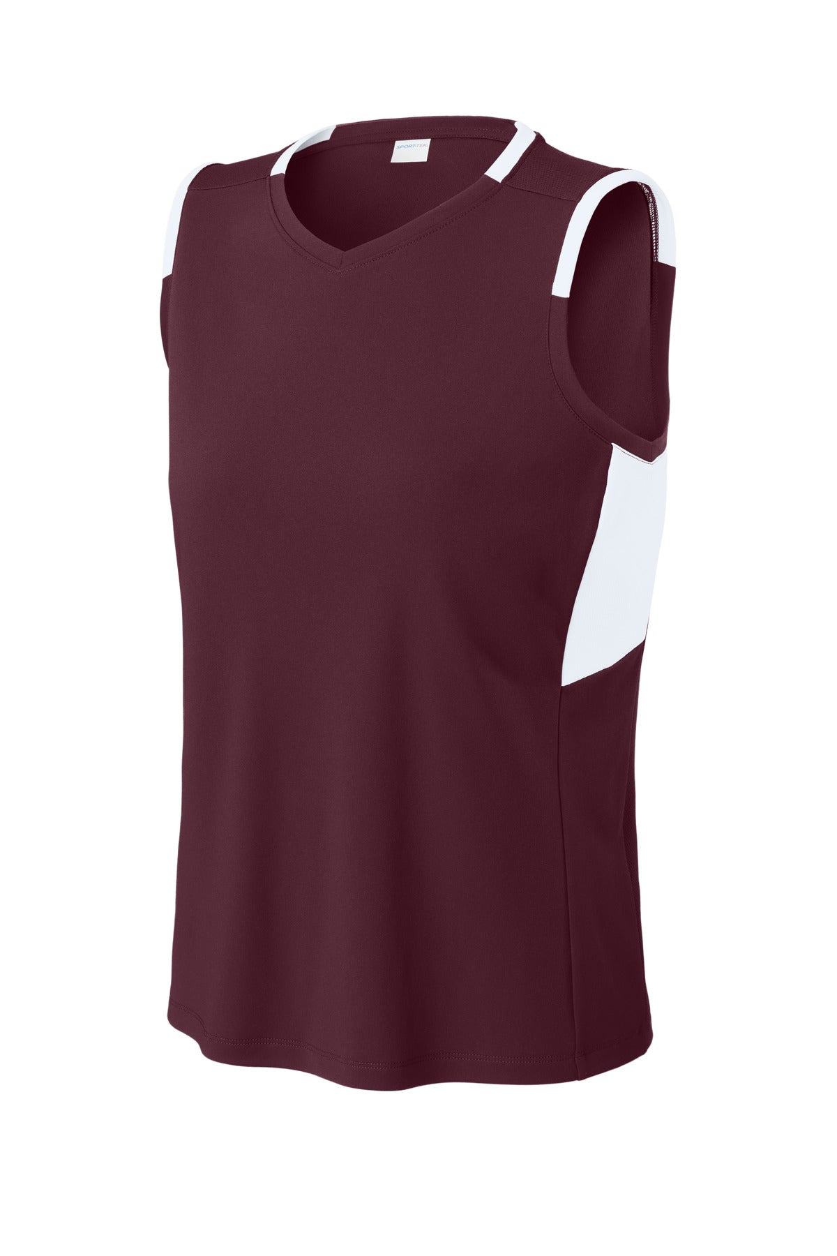 Sport-Tek Women's Club Sleeveless V-Neck LST441