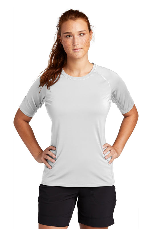 Sport-Tek Women's Rashguard Tee. LST470