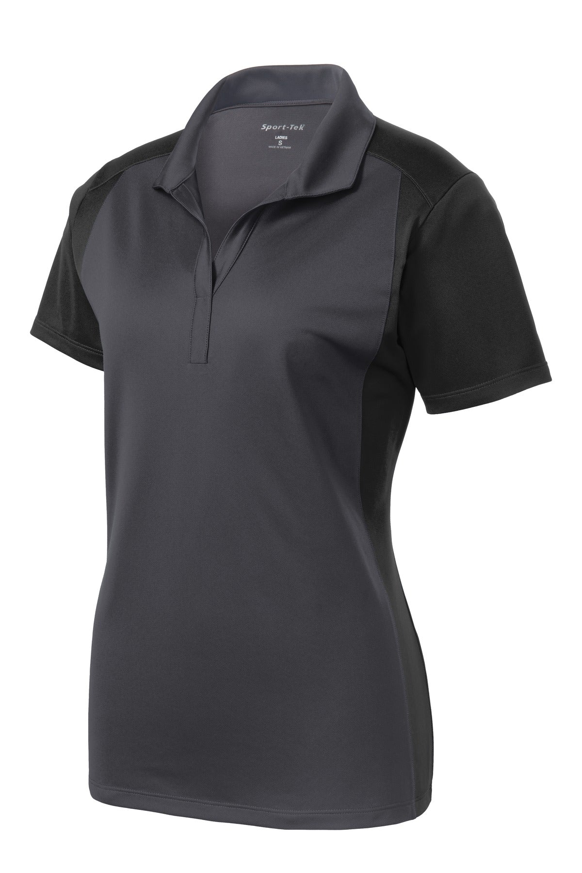 Sport-Tek Women's Colorblock Micropique Sport-Wick Polo. LST652