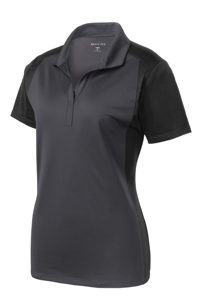 Sport-Tek Women's Colorblock Micropique Sport-Wick Polo. LST652