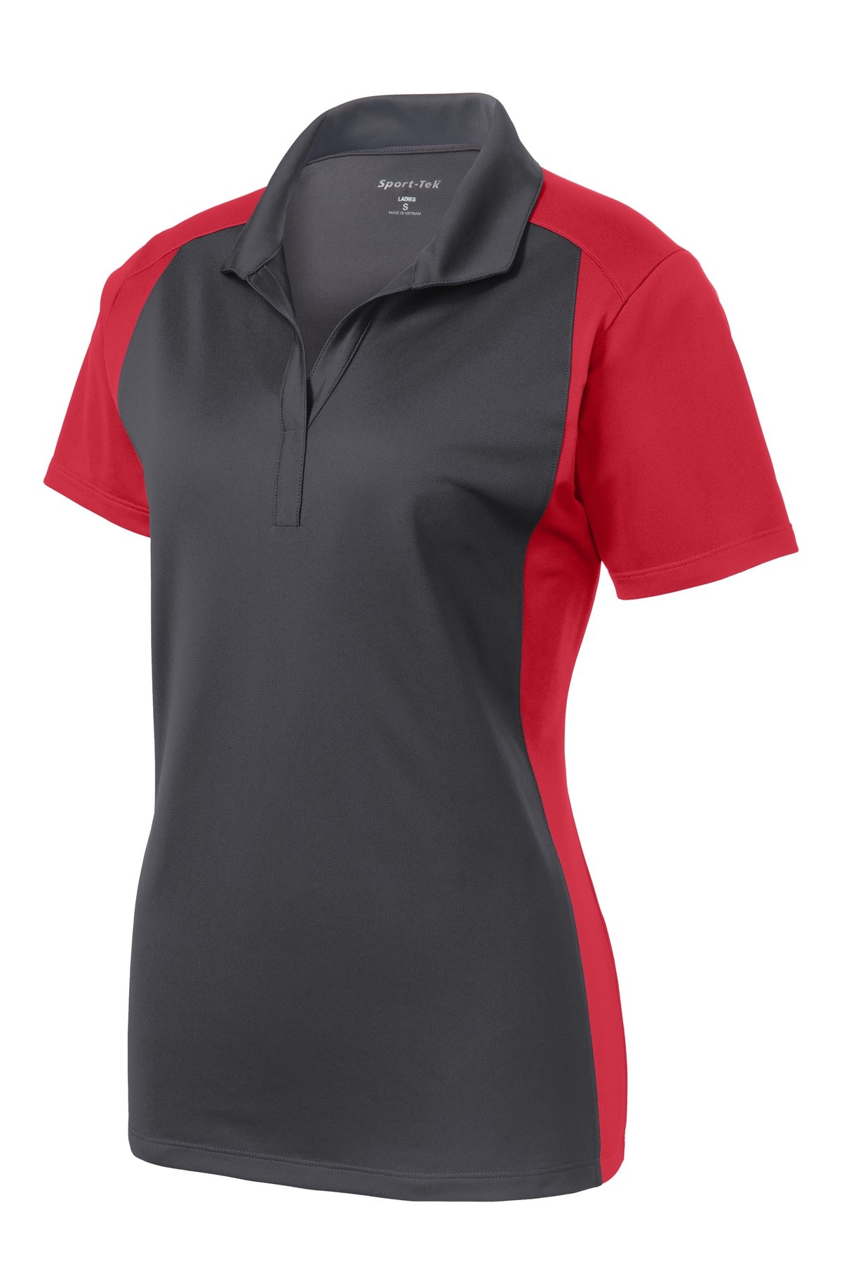 Sport-Tek Women's Colorblock Micropique Sport-Wick Polo. LST652