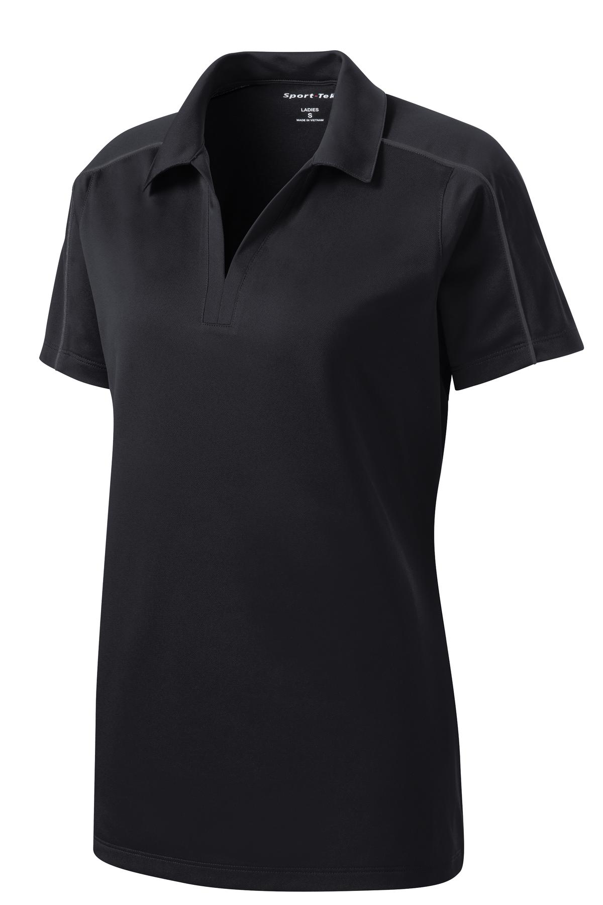 Sport-Tek Women's Micropique Sport-Wick Piped Polo. LST653