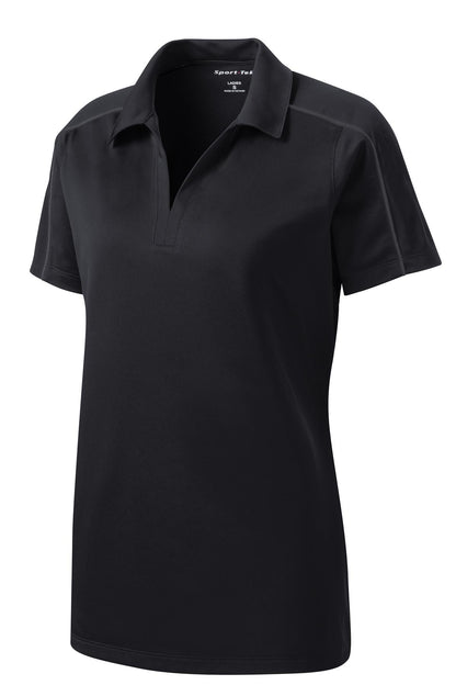 Sport-Tek Women's Micropique Sport-Wick Piped Polo. LST653