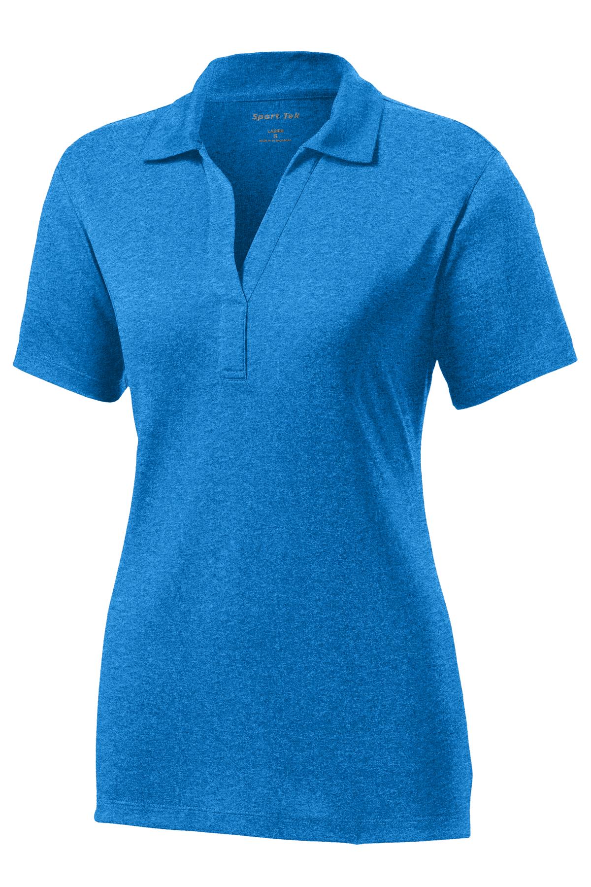 Sport-Tek Women's Heather Contender Polo. LST660