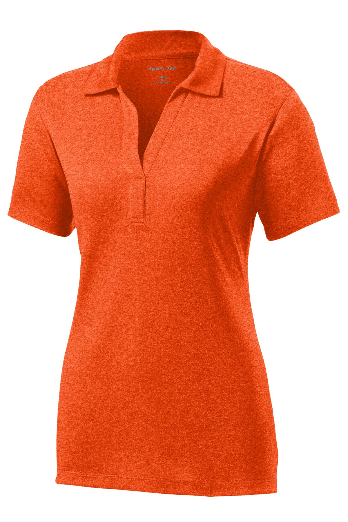Sport-Tek Women's Heather Contender Polo. LST660