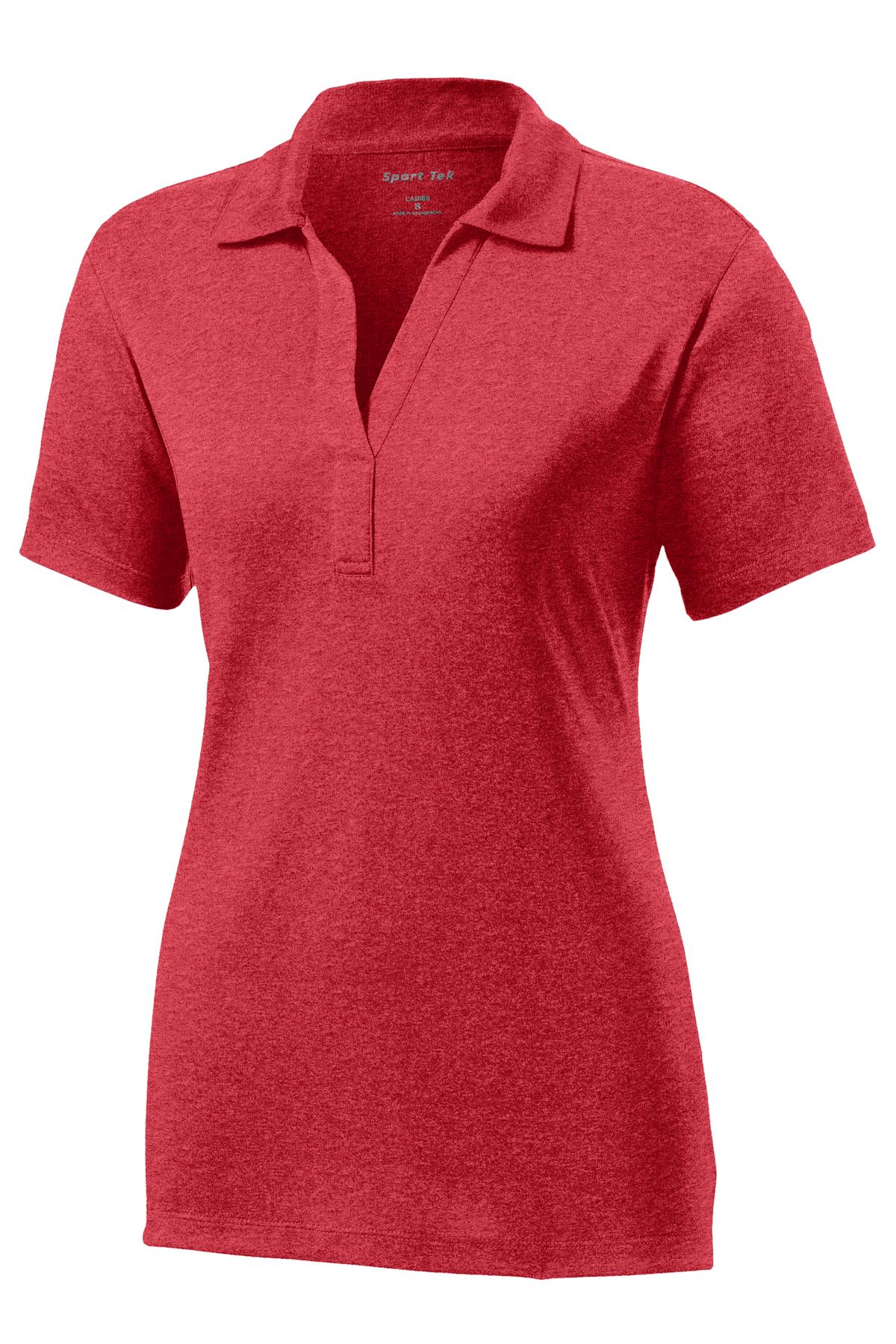 Sport-Tek Women's Heather Contender Polo. LST660