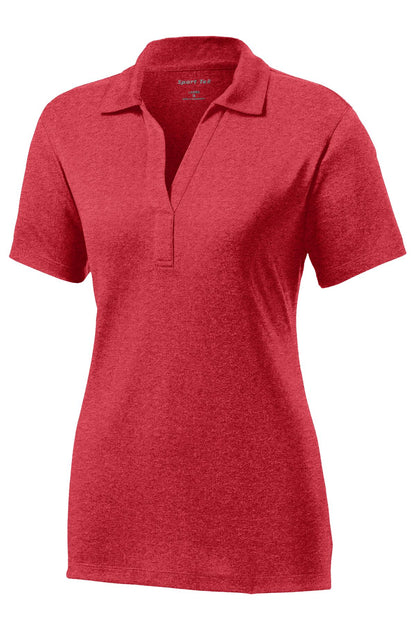 Sport-Tek Women's Heather Contender Polo. LST660