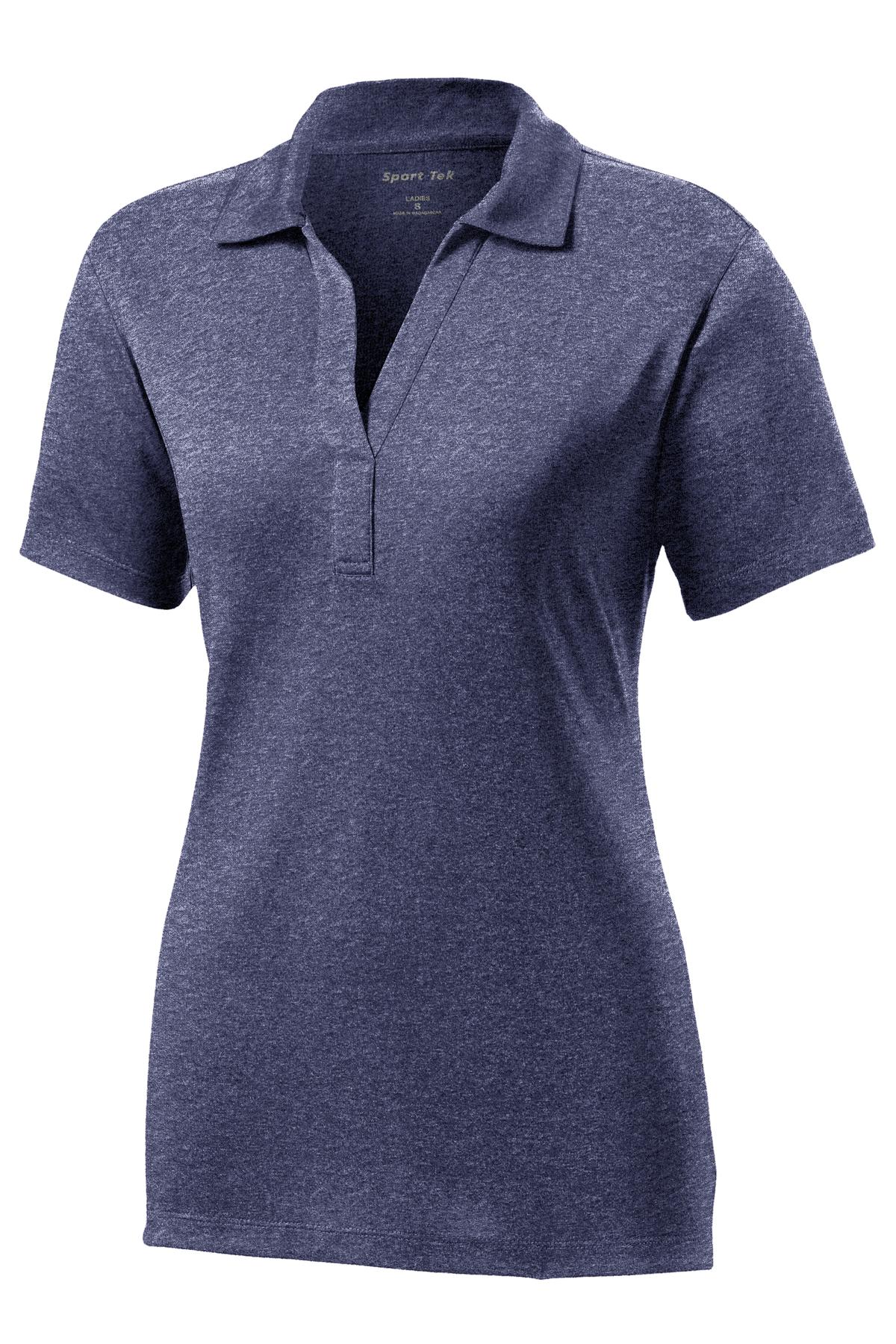 Sport-Tek Women's Heather Contender Polo. LST660