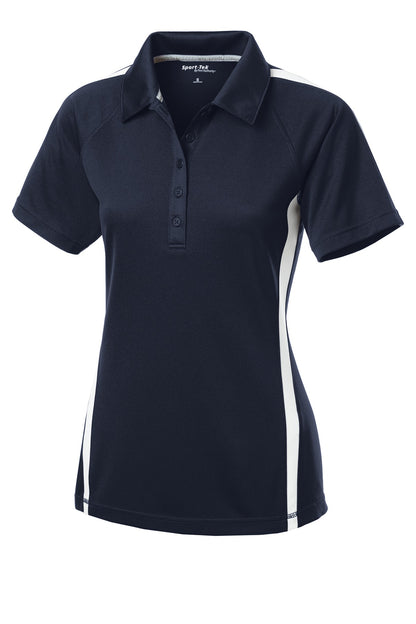 Sport-Tek Women's PosiCharge Micro-Mesh Colorblock Polo. LST685