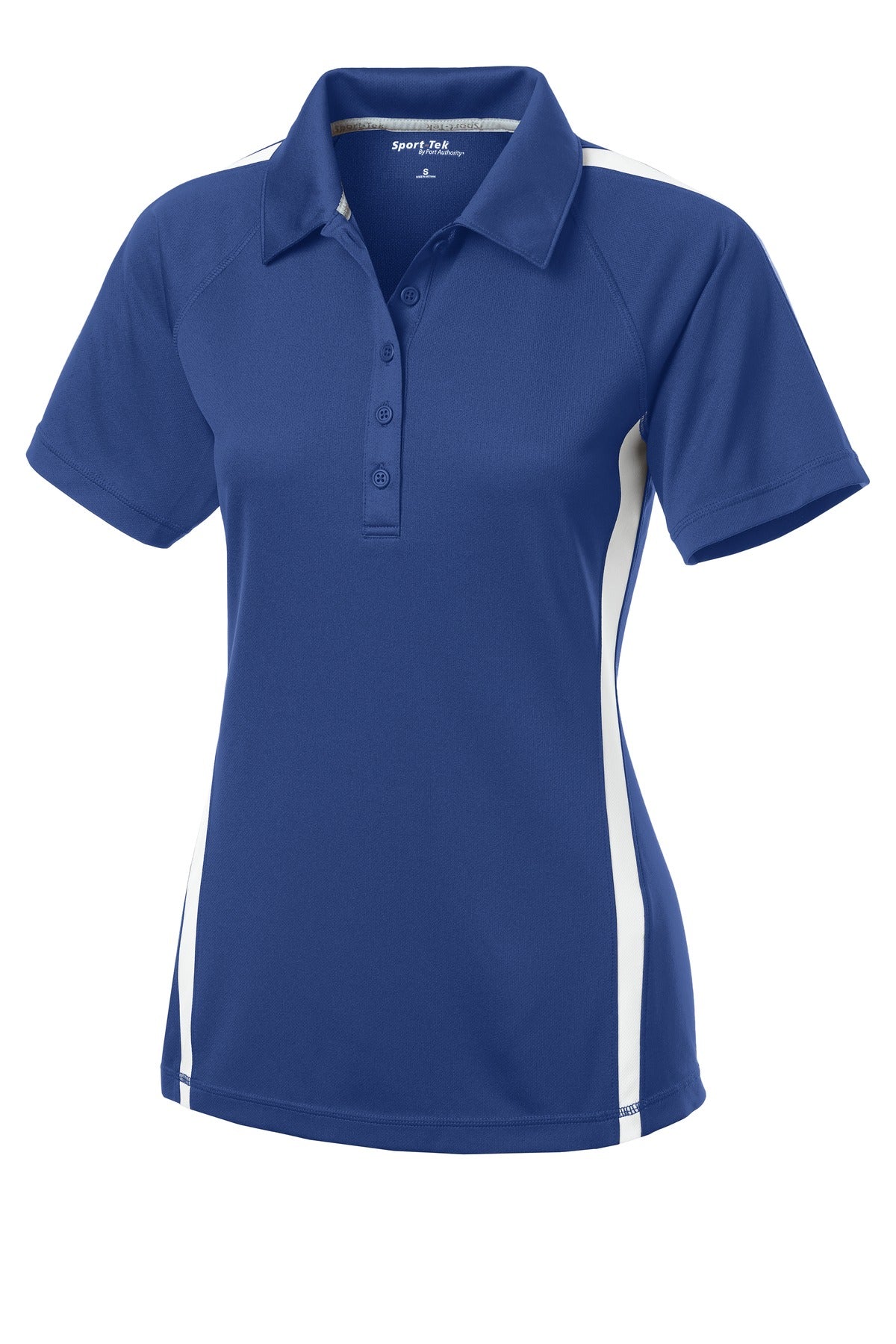 Sport-Tek Women's PosiCharge Micro-Mesh Colorblock Polo. LST685