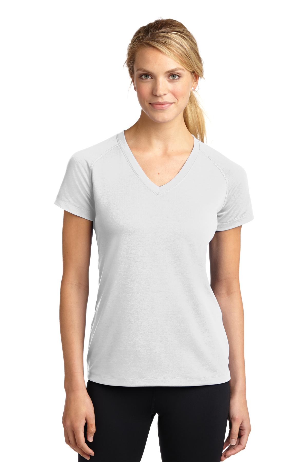 Sport-Tek Women's Ultimate Performance V-Neck. LST700