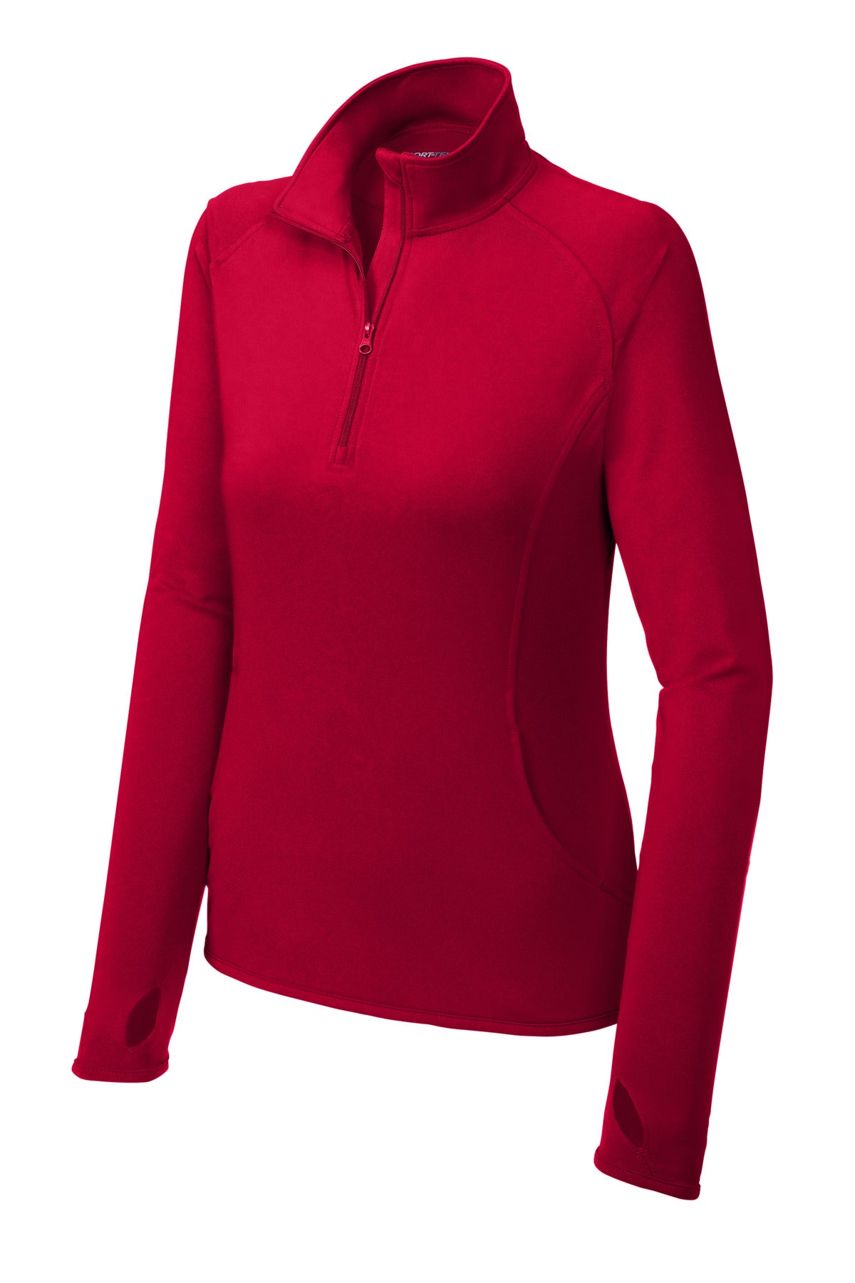 Sport-Tek Women's Sport-Wick Stretch 1/4-Zip Pullover. LST850