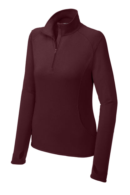 Sport-Tek Women's Sport-Wick Stretch 1/4-Zip Pullover. LST850