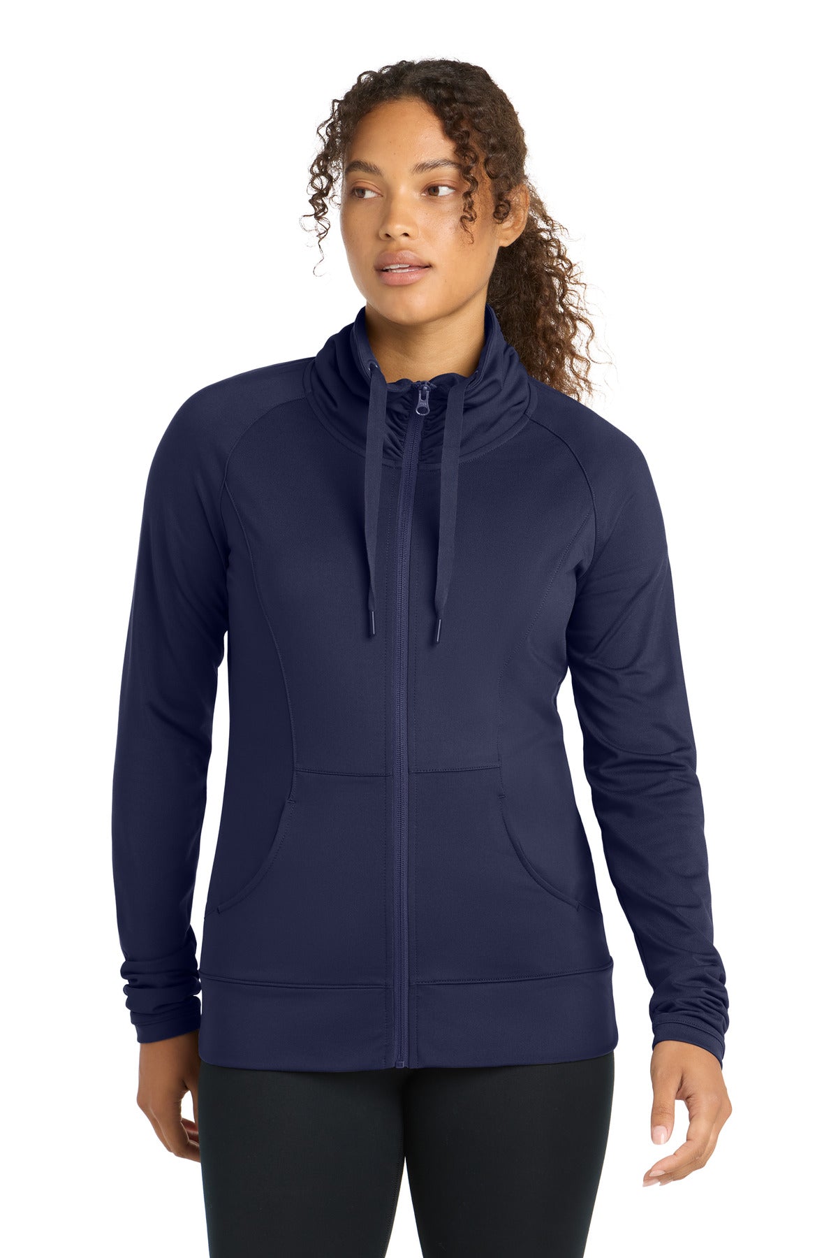 Sport-Tek Women's Sport-Wick Stretch Full-Zip Jacket. LST852