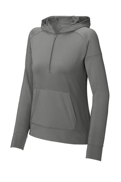 Sport-Tek Women's Sport-Wick Stretch 1/2-Zip Hoodie LST856