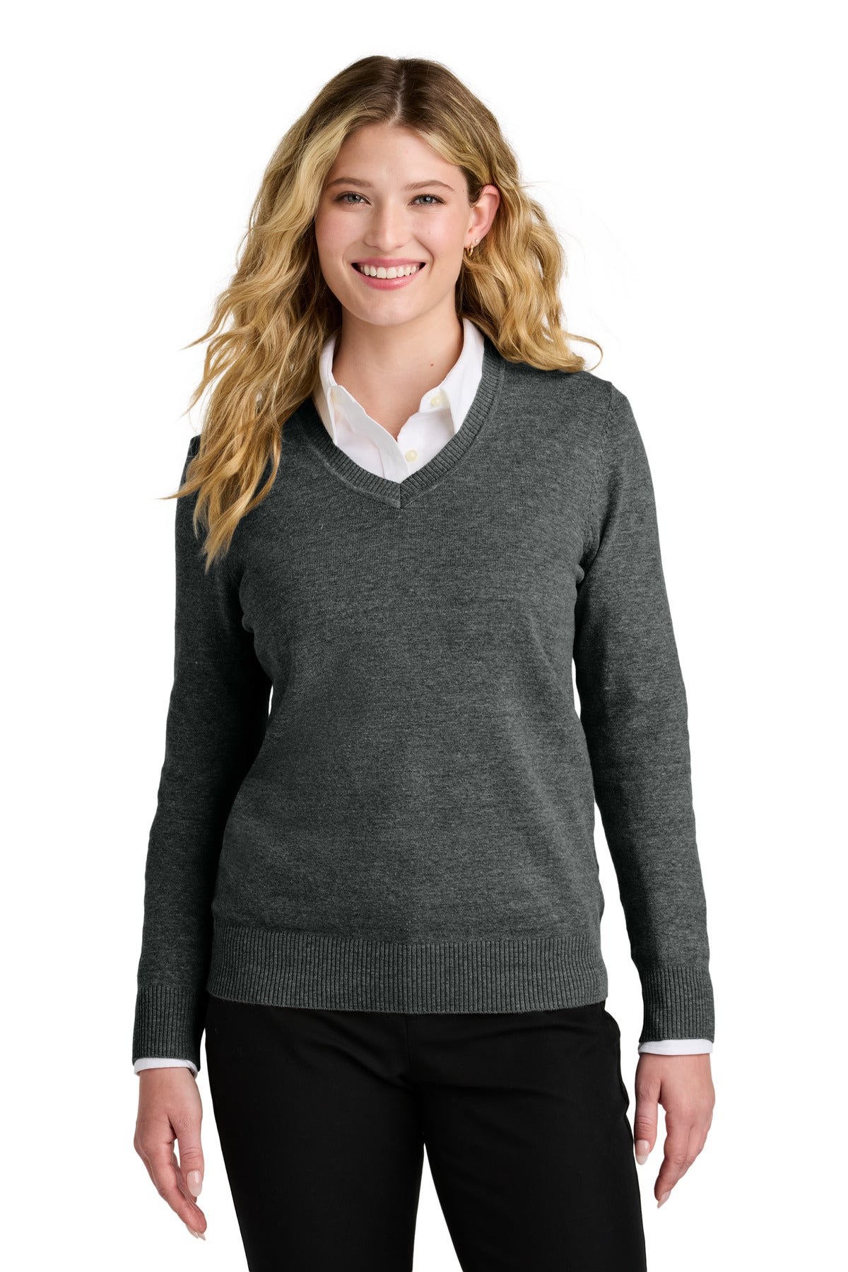 SanMar LSW2850_charcoalheather_model_front.jpg