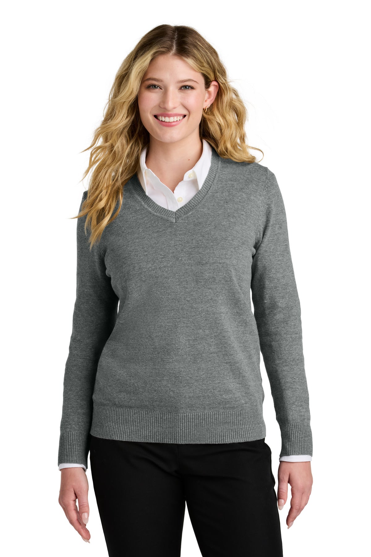 SanMar LSW2850_mediumheathergrey_model_front.jpg