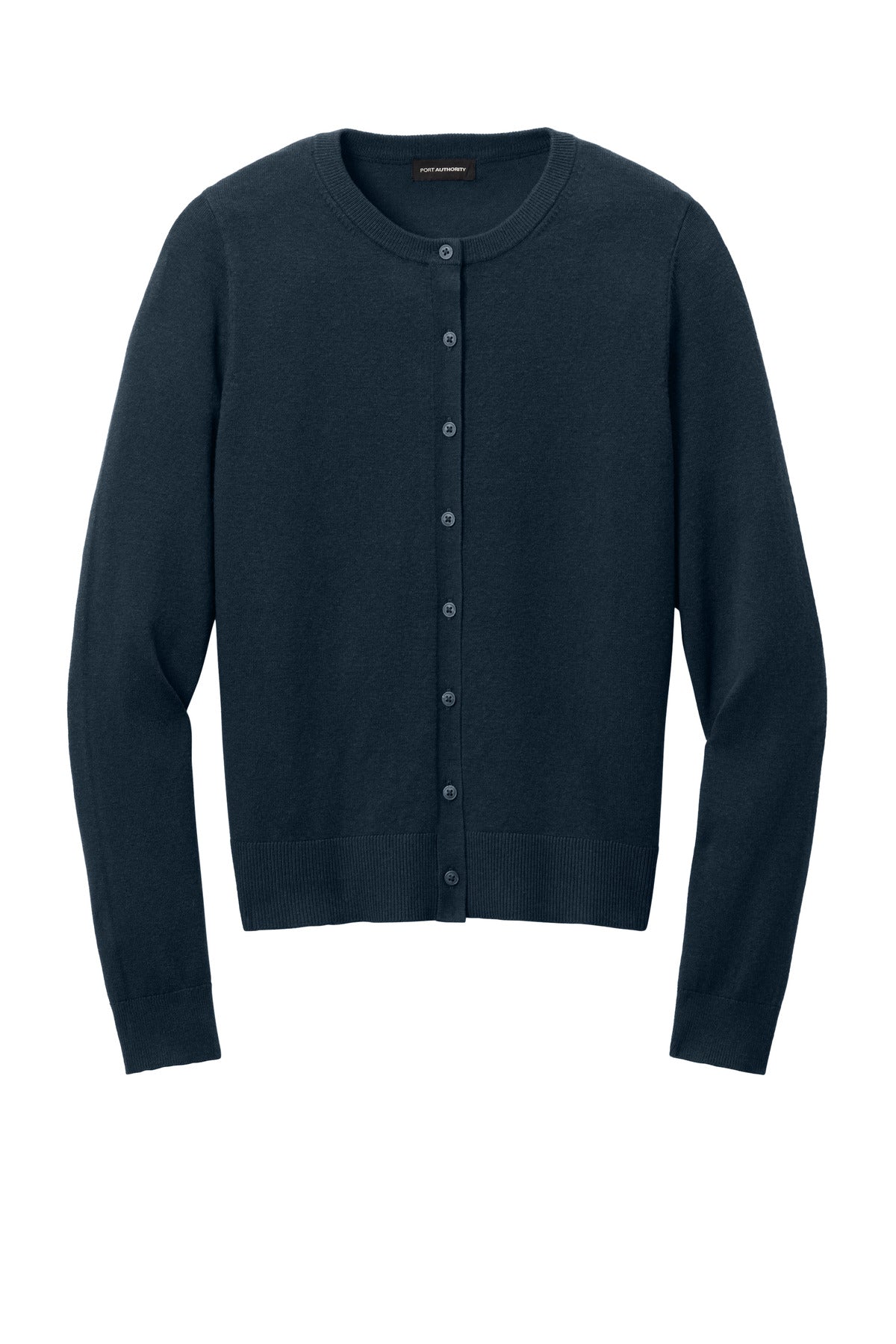 Port Authority Women's Easy Care Crewneck Cardigan Sweater LSW2870