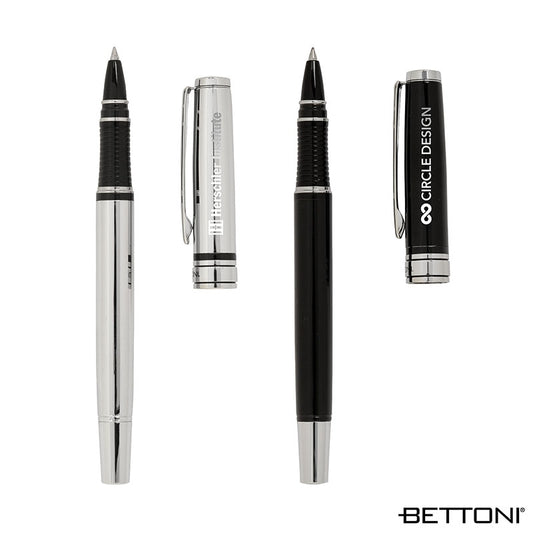 N/A Bettoni® Avellino Recycled Brass Cap-Off  Rollerball Pen
