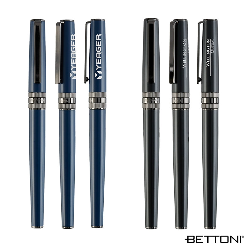 N/A Bettoni® Massimo Brass Cap-Off Rollerball Pen