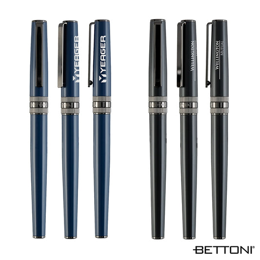N/A Bettoni® Massimo Brass Cap-Off Rollerball Pen