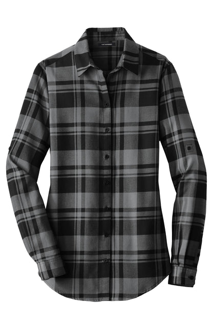 Port Authority Women's Plaid Flannel Tunic . LW668