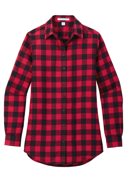 Port Authority Women's Plaid Flannel Tunic . LW668